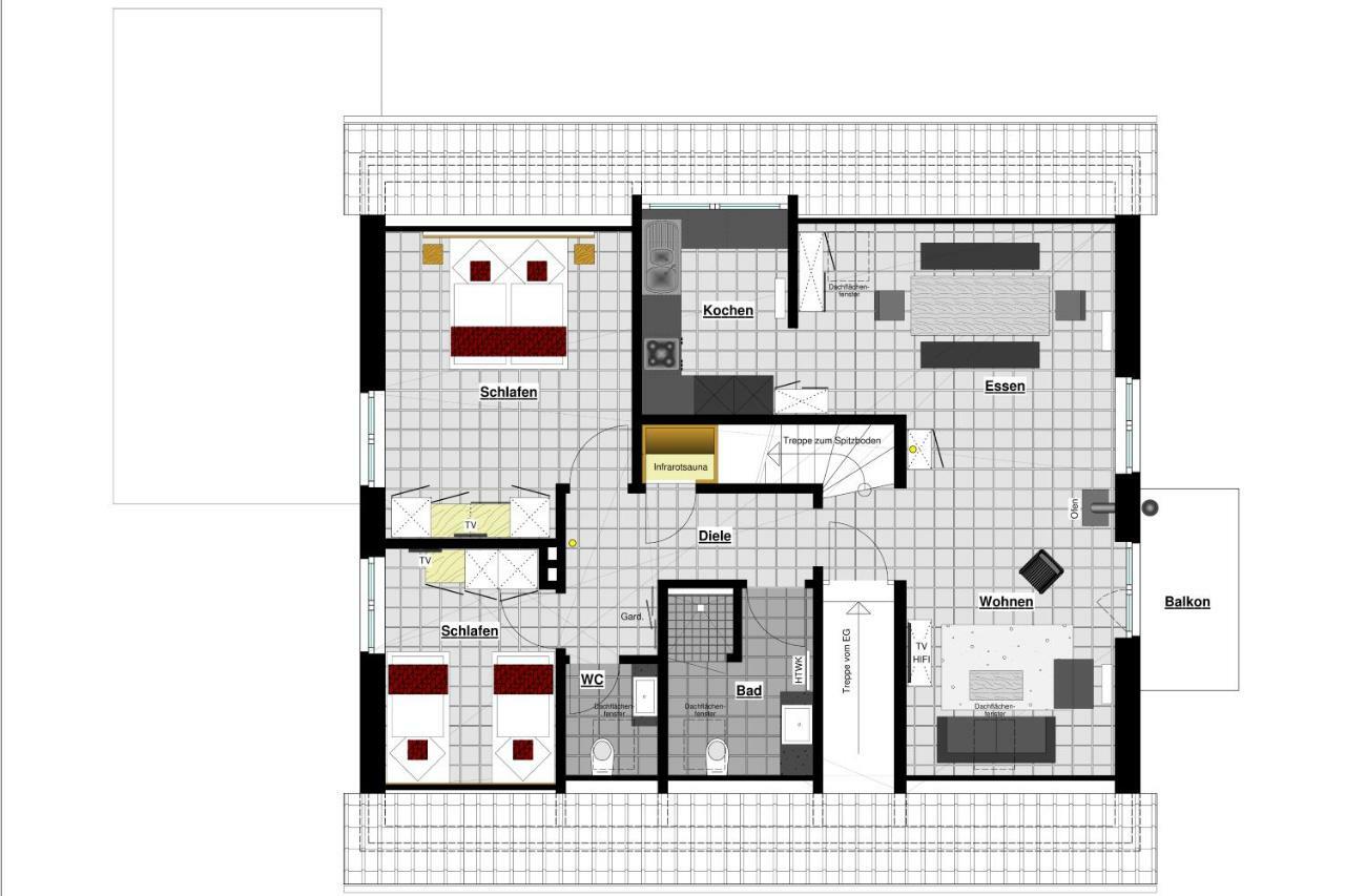 Ferienwohnung Dat Witte Hus 2 Büsum Kültér fotó